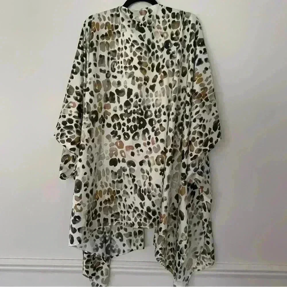Nordstrom Animal Print Kimono One Size - Picture 5 of 7